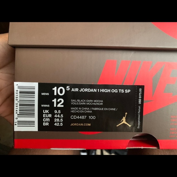 Travis Scott 1’s - Picture 6 of 7